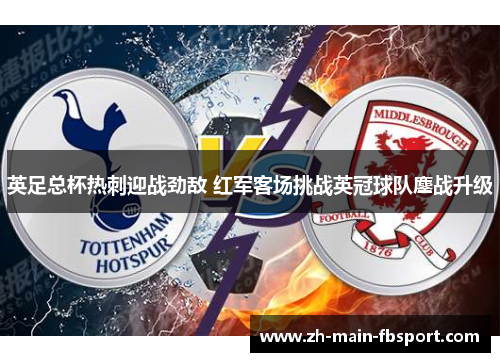 英足总杯热刺迎战劲敌 红军客场挑战英冠球队鏖战升级